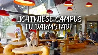 2024 TU Darmstadt Lichtwiese Campus Walking Tour | Germany Virtual Travel