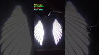 पंख 🪽 वाली Light | Angel Wing Light For Bike 😱 Angel wings led | Shorts #shorts