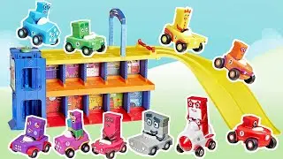 Numberblocks Counting Car Garage Toy | Numberblock Mini Vehicles 1-10 | Counting Cars