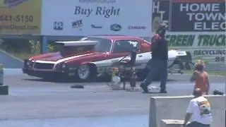 Open TnT - Warren Johnson Nostalgia Pro Stock 1974 Camaro - 6-26-2011