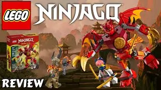 Lego Ninjago Dragons Rising 71851 Kai&rsquo;s Dragon Mech Battle Pack Review 