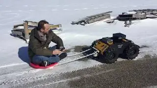 Husky UGV Sled Test 2
