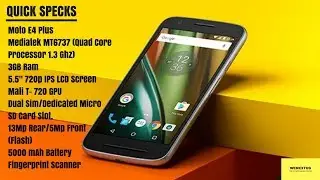 Moto E4 Plus Unboxing | Smartphone | Massive 5000 mah Battery