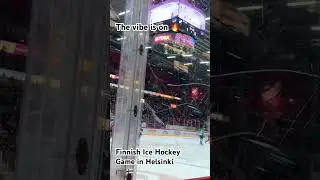 Ice hockey game in Finland, Helsinki