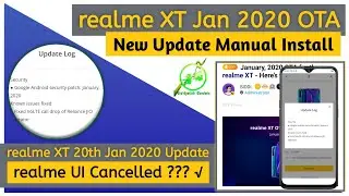 realme UI Cancelled ?, realme XT ColorOS 6 A.16 Update, realme XT OTA Download