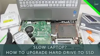 Slow Laptop?  How To Upgrade Hard Drive To SSD - HP Pavilion P Series [15-p189na]