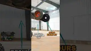 Skid Steer Tire Bounce Test: Airless VS. Regular