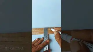 Easy 45&deg; Cut Without a Square #woodworking #woodwork #carpentry #diy #tips #sorts