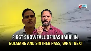 First snowfall of Kashmir&rsquo; in Gulmarg and Sinthen pass, what next | JK News Today