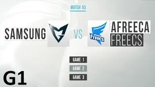 SSG vs AFS Game 1 Highlights - 2017 LCK SPRING SPLIT