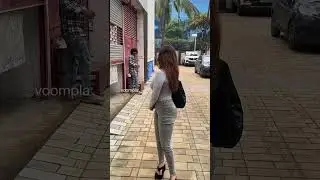 akasa singh spotted at the t series office in andheri