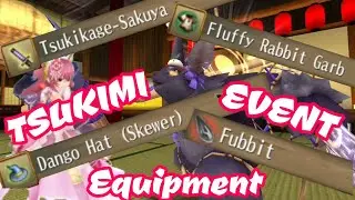 Katana personal build test damage using Tsukimi event equipment. Just for experience and experiment