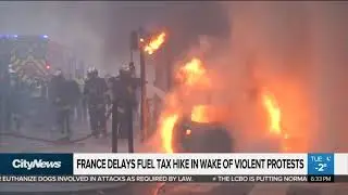 France protest France delays fuel tax hike in wake of violent protests