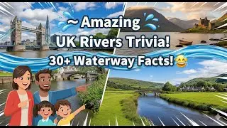 🌊🇬🇧 Amazing UK Rivers Trivia! | Family Fun Geography Challenge Across Britain's Waterways! 🏞️🧠