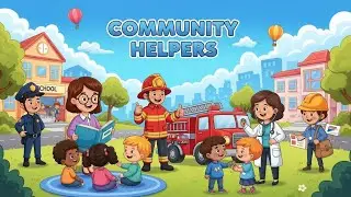 👩&zwj;🏫👩&zwj;🚒 Community Helpers | Fun Kids Song About Jobs & Helpers | Happy Tale & Tune