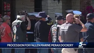 Oklahoma Marine who died last month honored during return home
