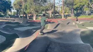 New skatepark pump track in LA