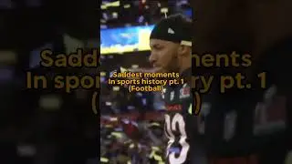 Saddest moments in sports history pt.1 (football) #viral #football #nfl #sad #shorts #fyp