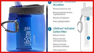 Фильтр для воды LifeStraw Go Advanced с полыми волокнами обеспечивает чистую воду с превосходным ...