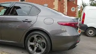 Alfa Romeo Giulia veloce Aqua coat pro  3 year ceramic coating 9h scratch resistant High gloss