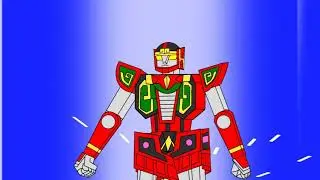 Thunder Megazord Formation Animation