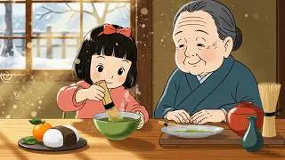 a cozy peaceful winter week in japan with my grandmother &ndash; making mochi in new year - ghibli style