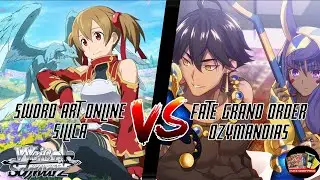 Sword Art Online (Silica) VS Fate/Grand Order (Ozymandias) | Weiss Schwarz TCG Gameplay