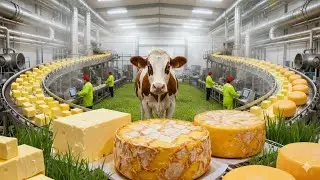 This Cheese Factory Uses 5,000 Liters of Milk Per Batch 🧀 (Insane Process)