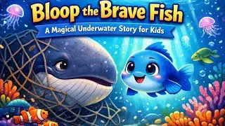 🐟 Bloop the Brave Fish | A Magical Underwater Story for Kids