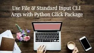 How To Use File and Standard Input CLI Arguments with Python Click Package