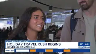 Holiday travel rush starts at Birmingham airport