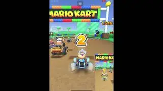 Mario Kart Tour Multiplayer: Princess Tour = Set 12 Races - Speed 150cc - Items 2 - 2 Teams Round 4
