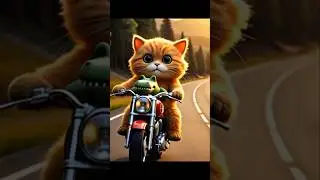 cat racing on fire 🔥#funny #tranding #ai #baby #cat #monkey #viralvideo #viral