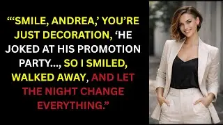 My Husband Mocked Me at His Promotion Party...I Smiled.