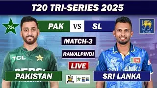 PAKISTAN vs SRI LANKA LIVE MATCH 3 COMMENTARY | PAK vs SL TRI SERIES MATCH LIVE TODAY