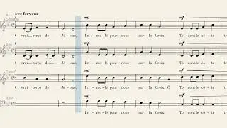 TÉNOR   Ô VRAI CORPS DE JÉSUS
