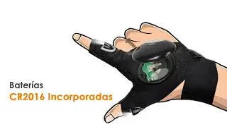 Guantes con Luz LED Hanpure.