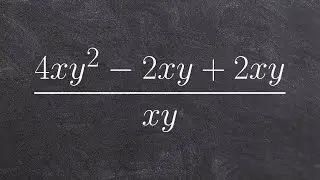 Dividing a polynomial by a monomial