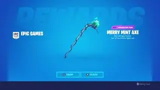 *NEW* SUPER RARE Merry Mint Pickaxe in Fortnite
