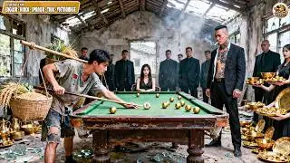 Beggar Enters Billiard Hall, Mocked By Crime Boss Who Challenges Him, World Number One Cue Master!
