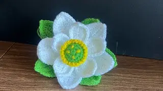 Flor de loto 🪷 paso a paso 🥰🧶