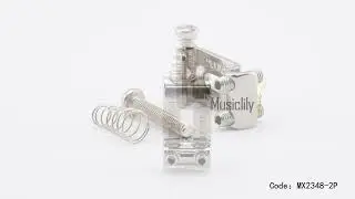Wilkinson WVC Tremolo Bridge 10.8mm Vintage Saddle for Imported Strat Style Electric Guitar 360 show