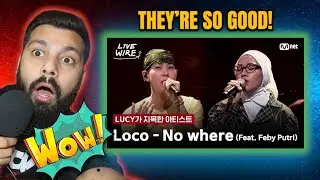 РЕАКЦИЯ ИНДИЙЦЕВ НА LOCO x FEBY PUTRI &laquo;No Where&raquo; | LUCY Loco LiveWire, Эпизод 8 | Трансляция Mnet...