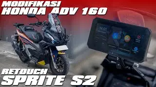 MODIFIKASI HONDA ADV 160 MENGGUNAKAN DASHCAM RETOUCH S2 BY AFMOTO