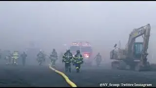Brooklyn **THIRD-ALARM** in NYPD Auto Pound at 700 Columbia Street, all NYPD evidence destroyed.