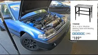 ВСЕ РАБОТАЛО ХОРОШО, ПОКА НЕ СЛОЖИЛОСЬ!! Сварочный стол Harbor Freight
