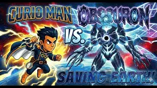 CURIO MAN vs. OBSCURON &mdash; Full Animated Saga |  #superhero #saveearth #cartoon #foryou