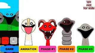 🍴 Sprunki OC: Hungry Worm Game,Animation,Phase1,Phase2,Phase3