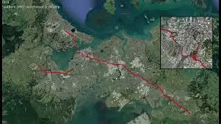 Auckland Motorway Network Evolution