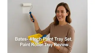 🎨 Bates- 4 Inch Paint Tray Set, Paint Roller Tray Review 🖌️